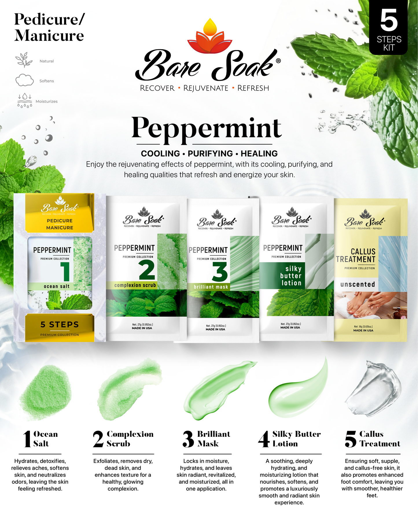Bare Soak Pedi Set