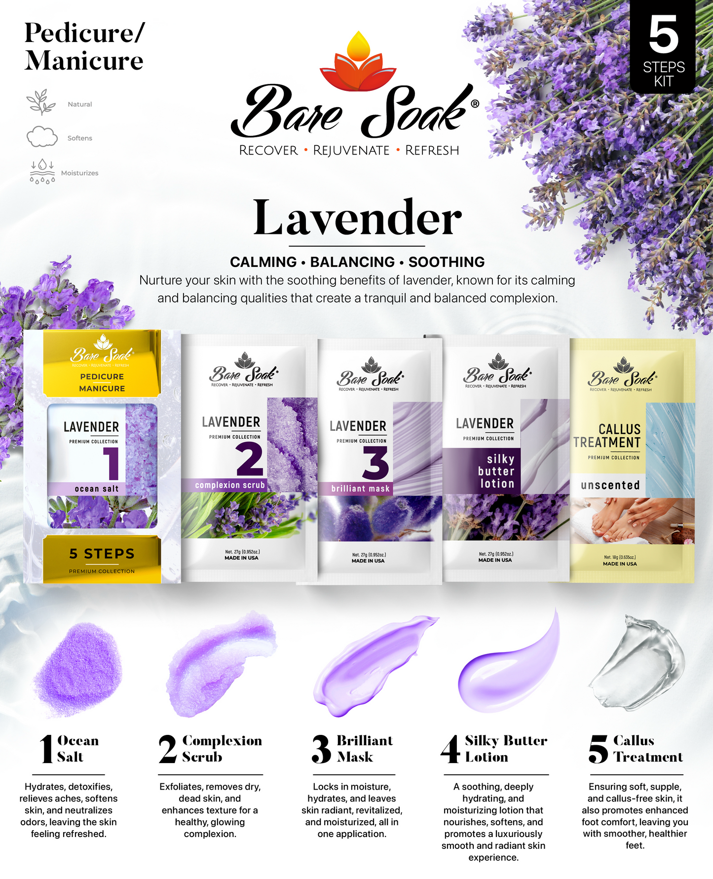Bare Soak Pedi Set