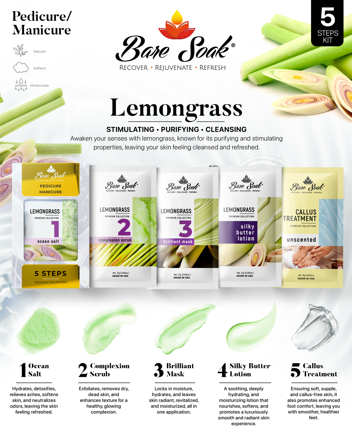 Bare Soak Pedi Set
