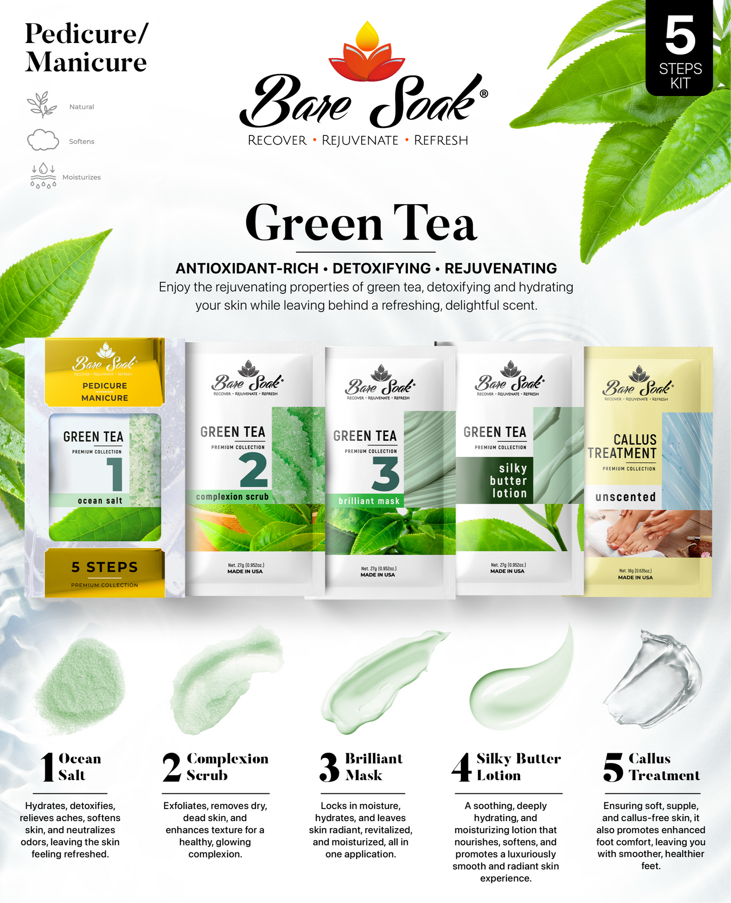 Bare Soak Pedi Set