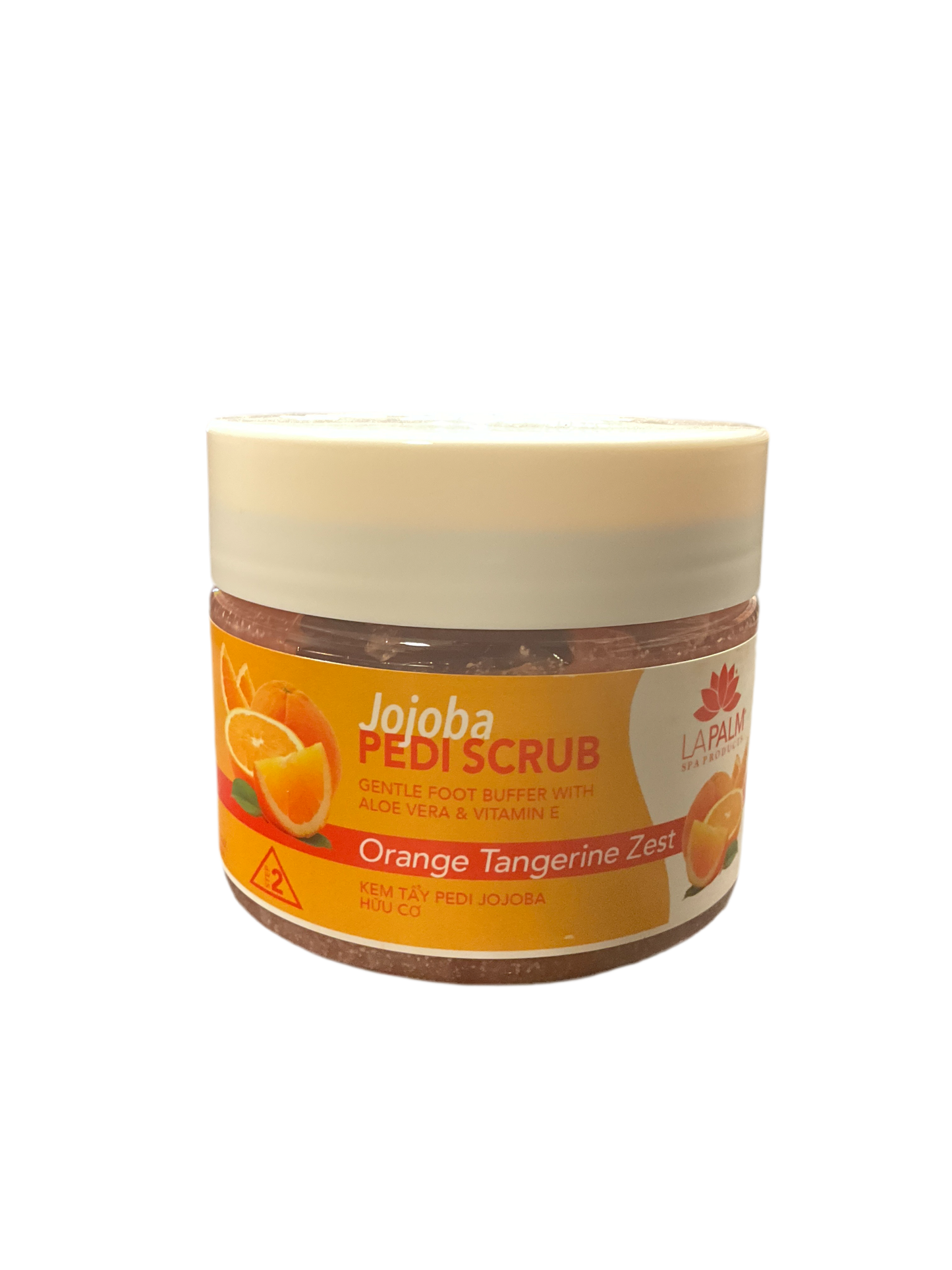 La Palm Pedicure Gel Scrub - Orange Tangerine Zest 12oz