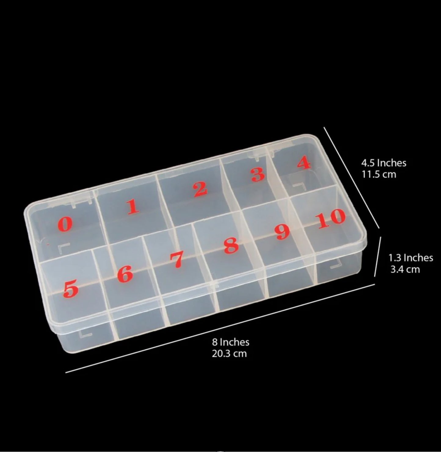 Empty Nail Tip Box