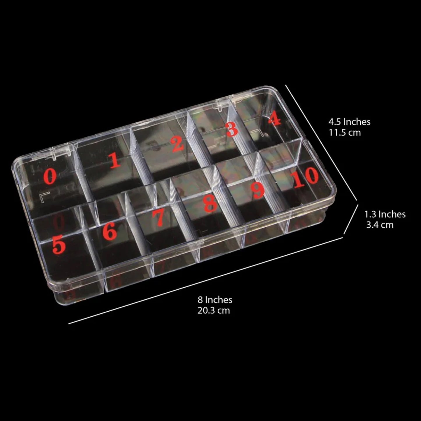 Empty Nail Tip Box