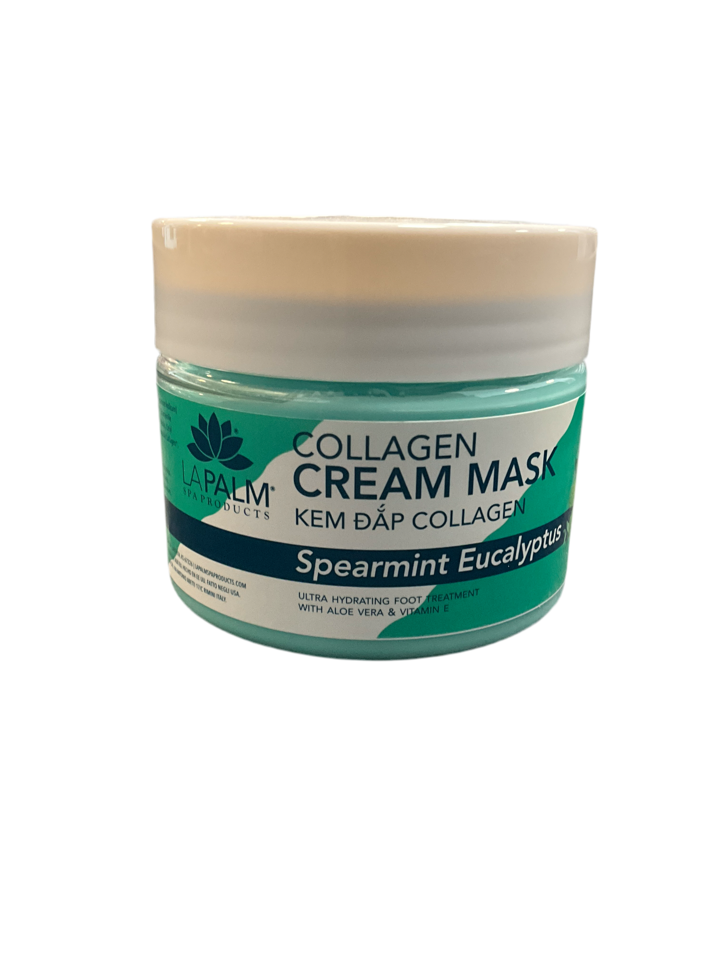 La Palm Collagen Cream Mask - Spearmint Eucalyptus 12oz