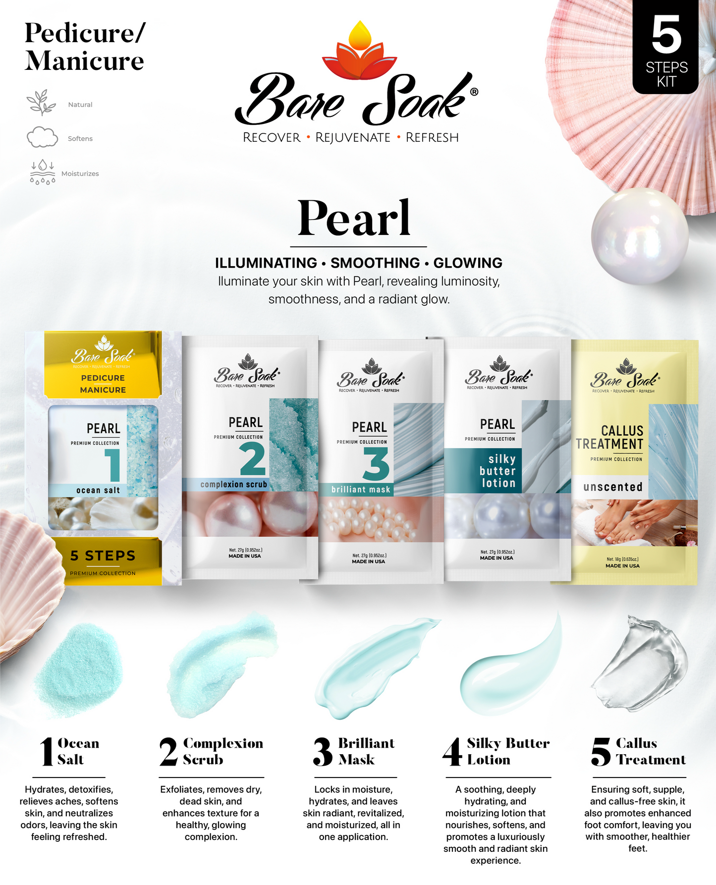 Bare Soak Pedi Set