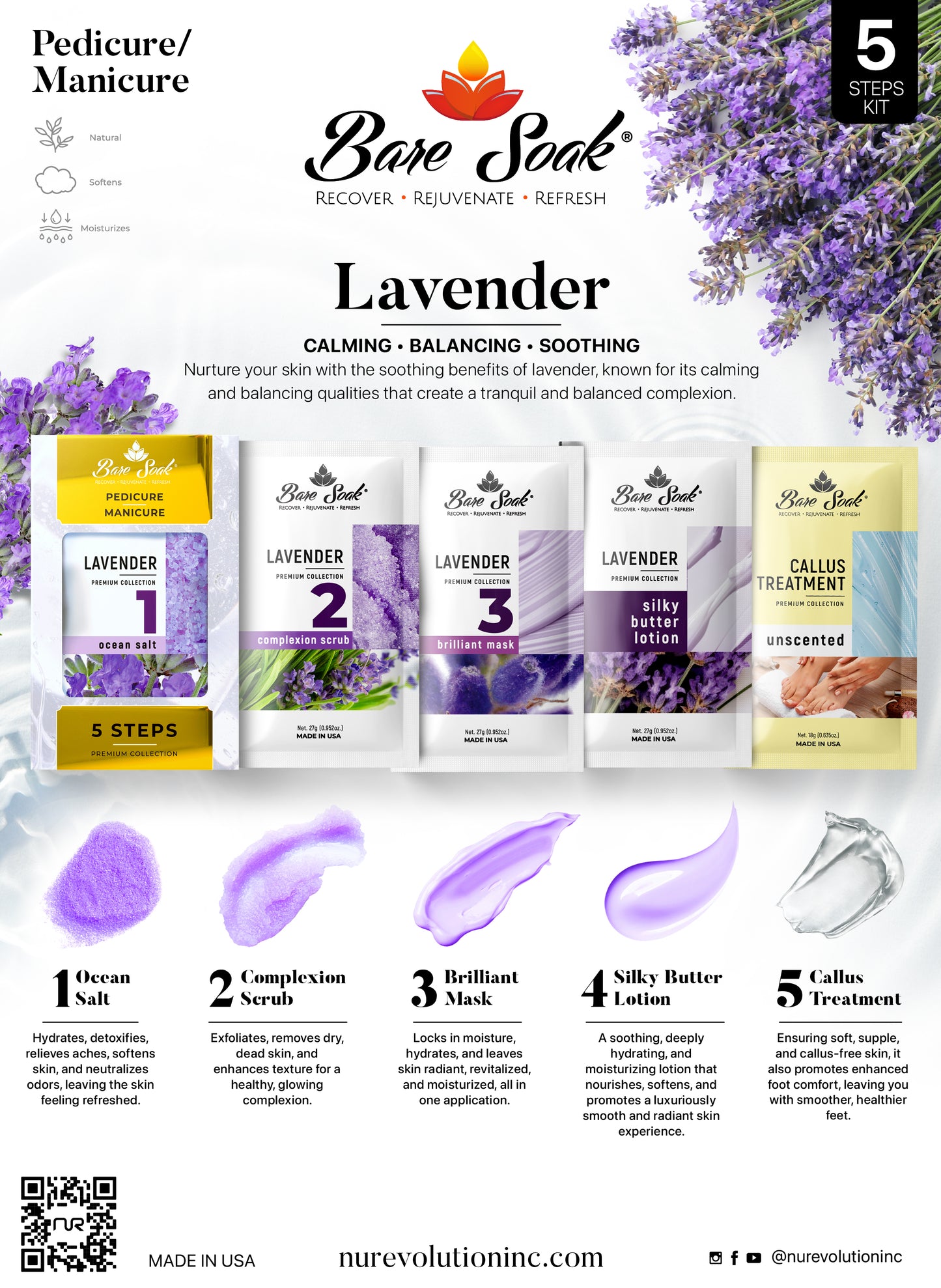 Bare Soak Pedi Set