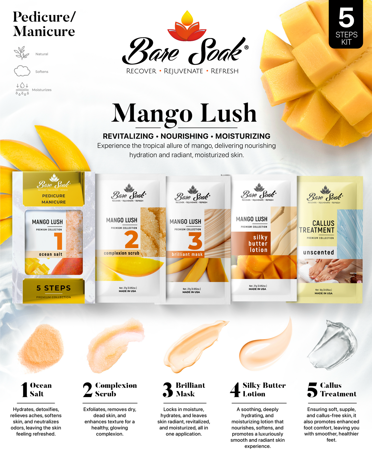 Bare Soak Pedi Set