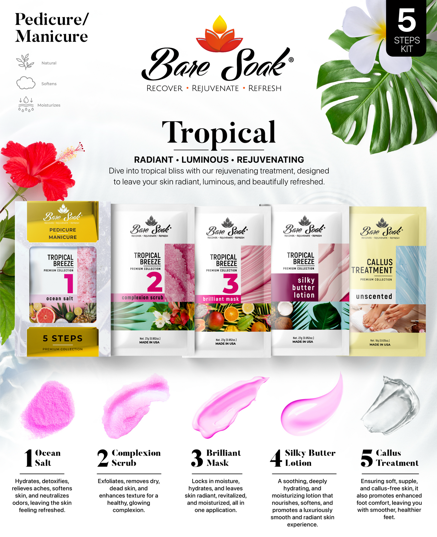 Bare Soak Pedi Set