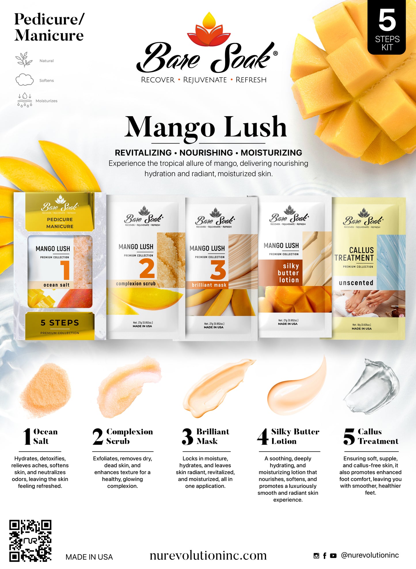 Bare Soak Pedi Set
