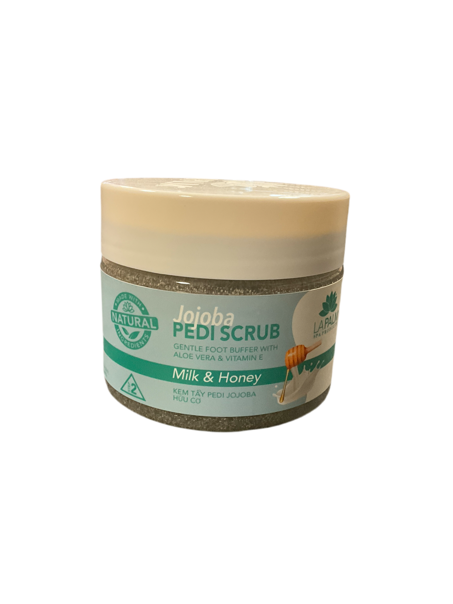 La Palm Pedicure Gel Scrub - Milk & Honey 12oz