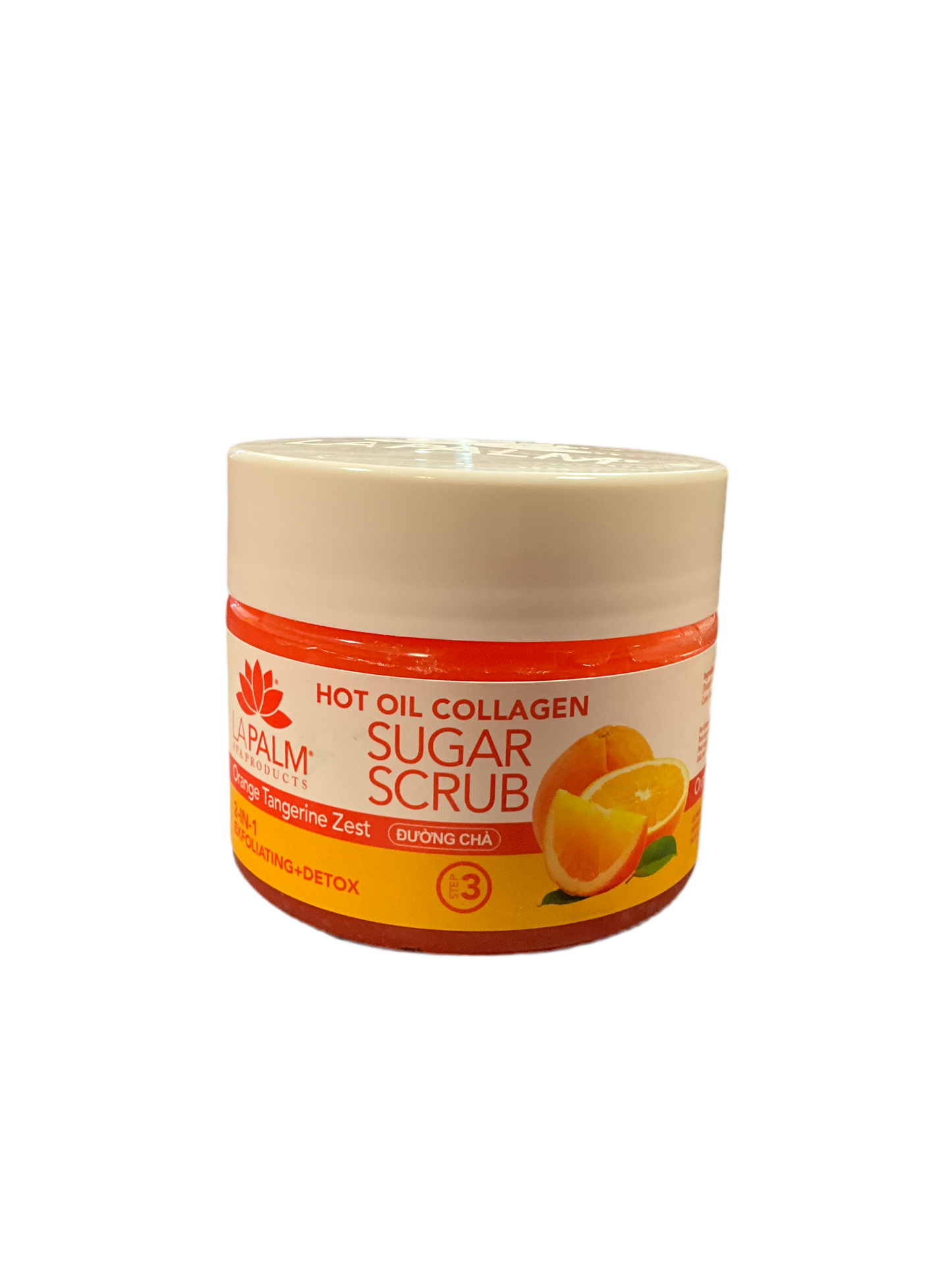 La Palm Hot Oil Sugar Scrub - Orange Tangerine Zest 12oz