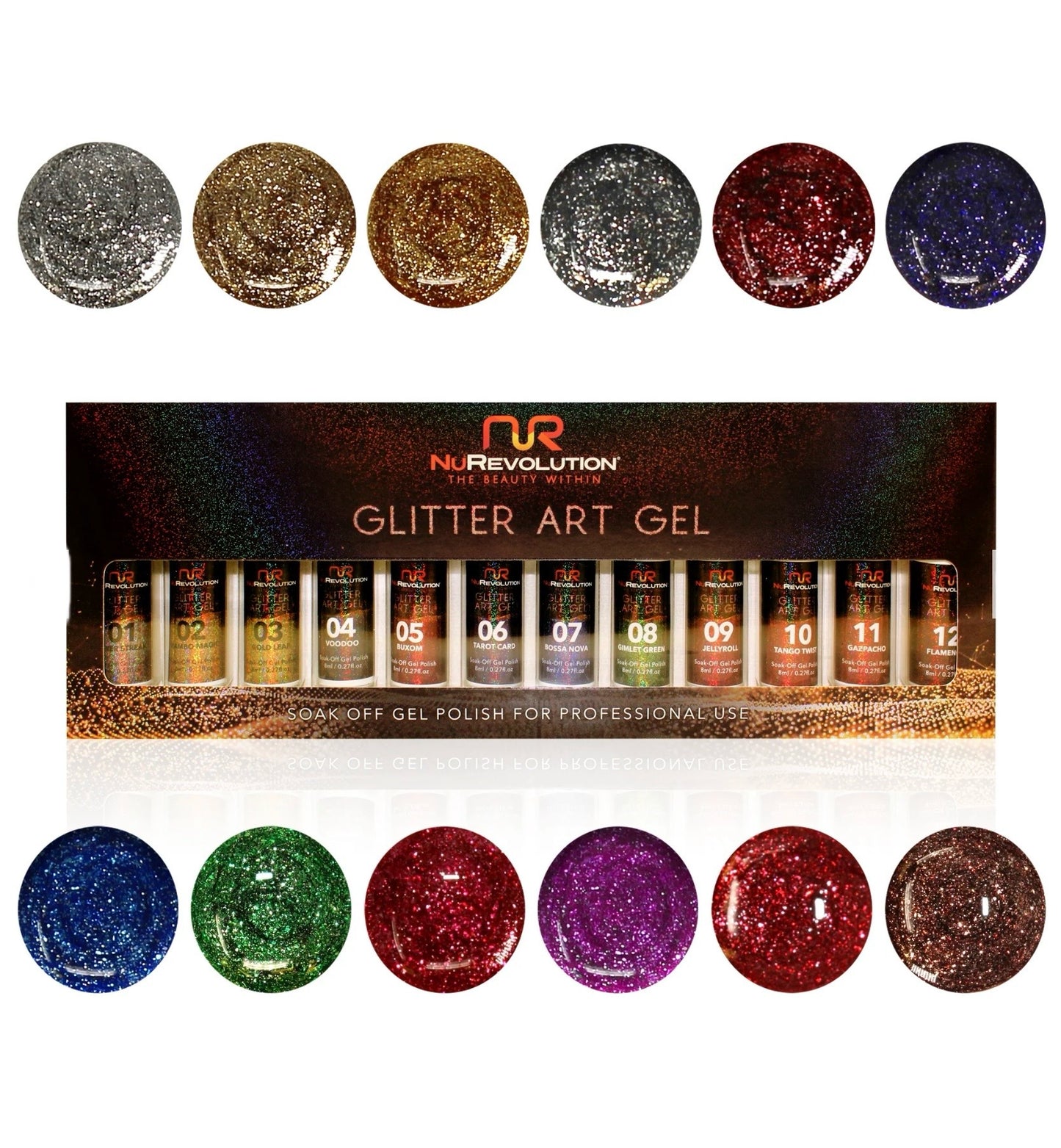 NuRevolution Glitter Art Gel