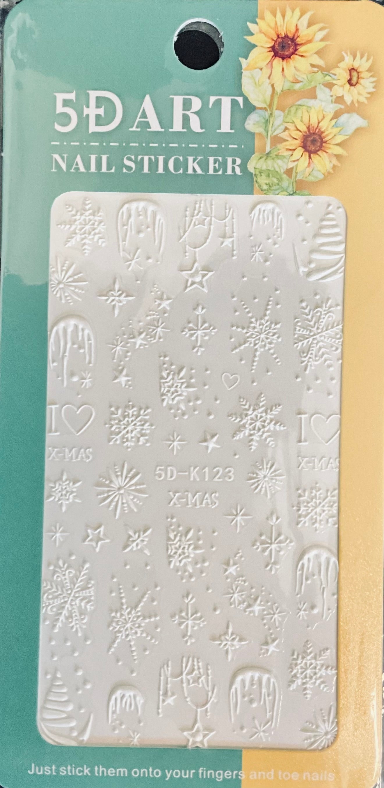 5D White Snowflake