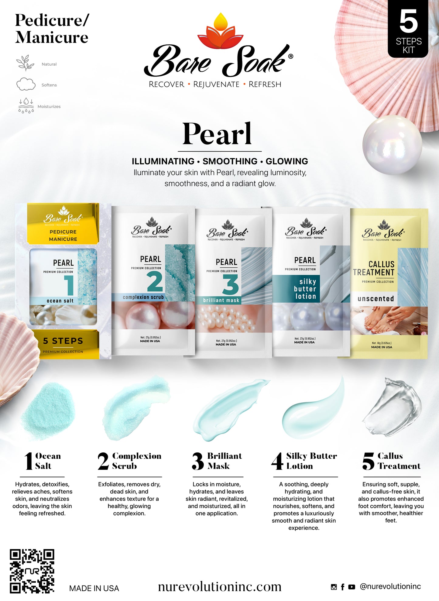 Bare Soak Pedi Set