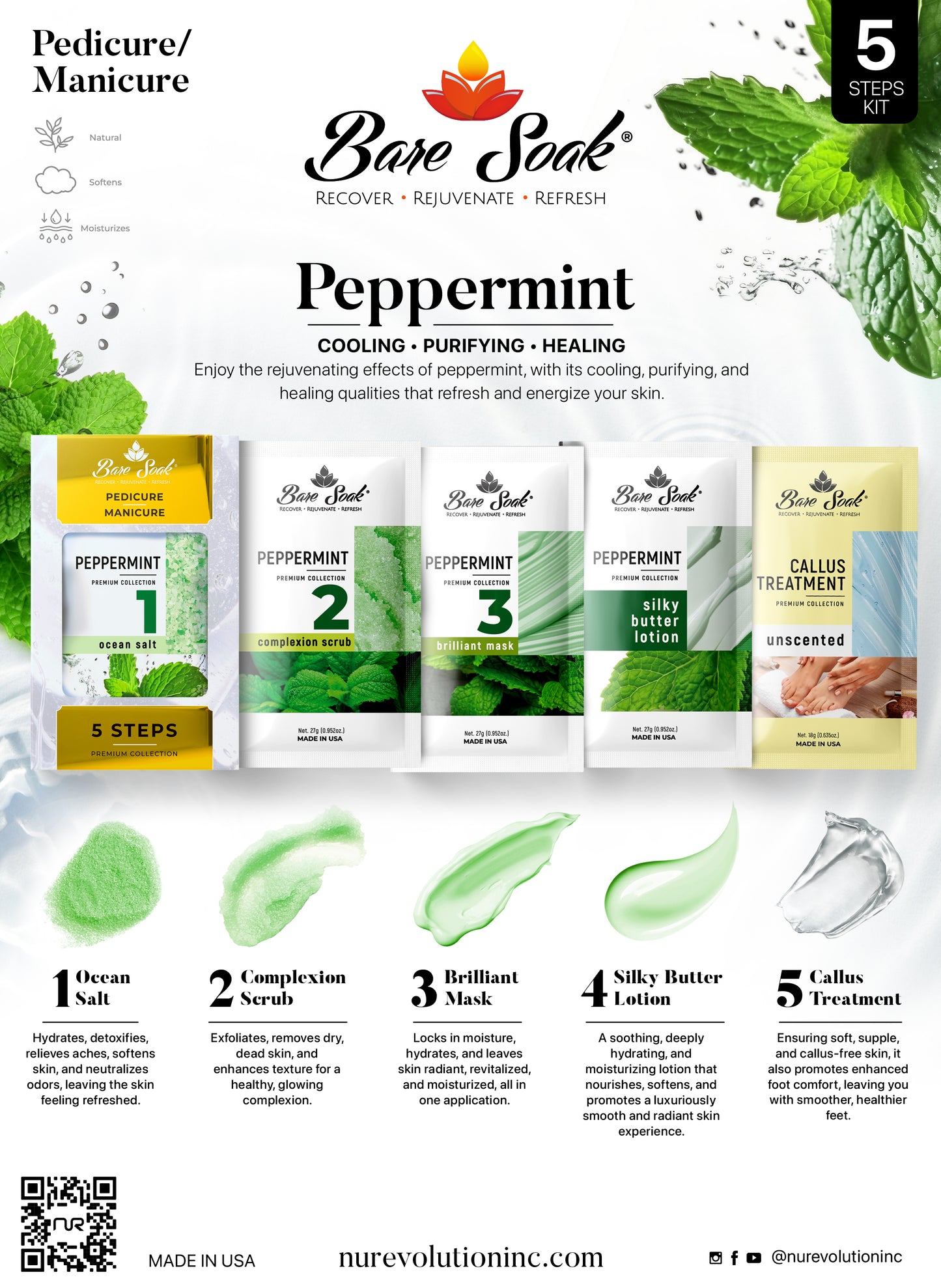 Bare Soak Pedi Set