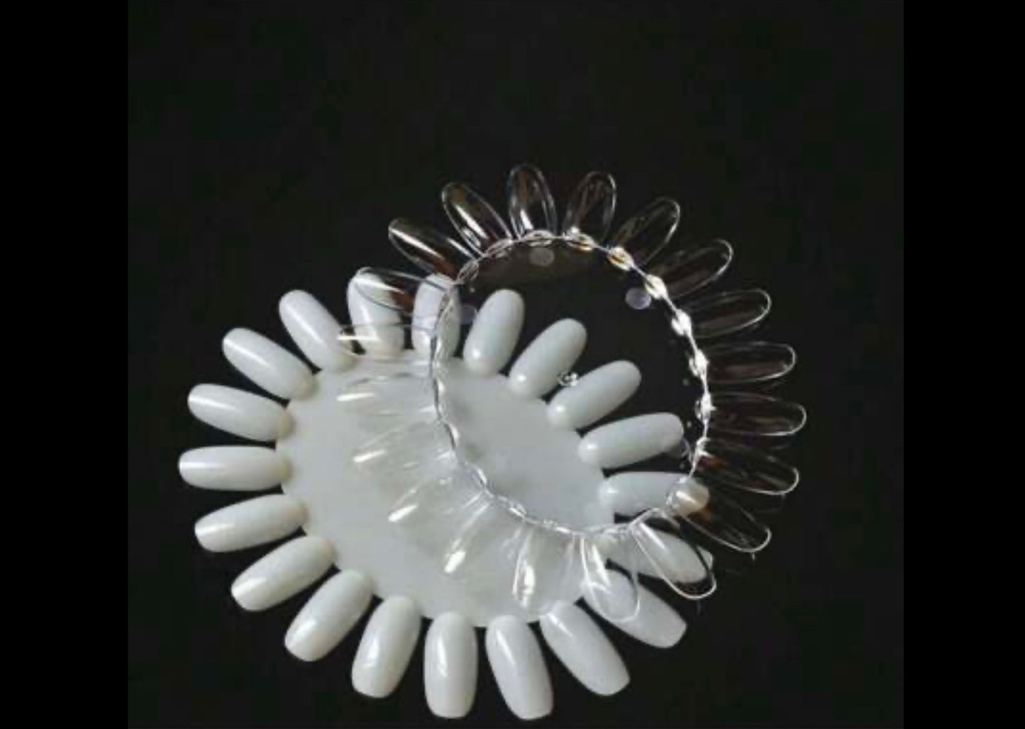 Oval Shape Nail Tip Display