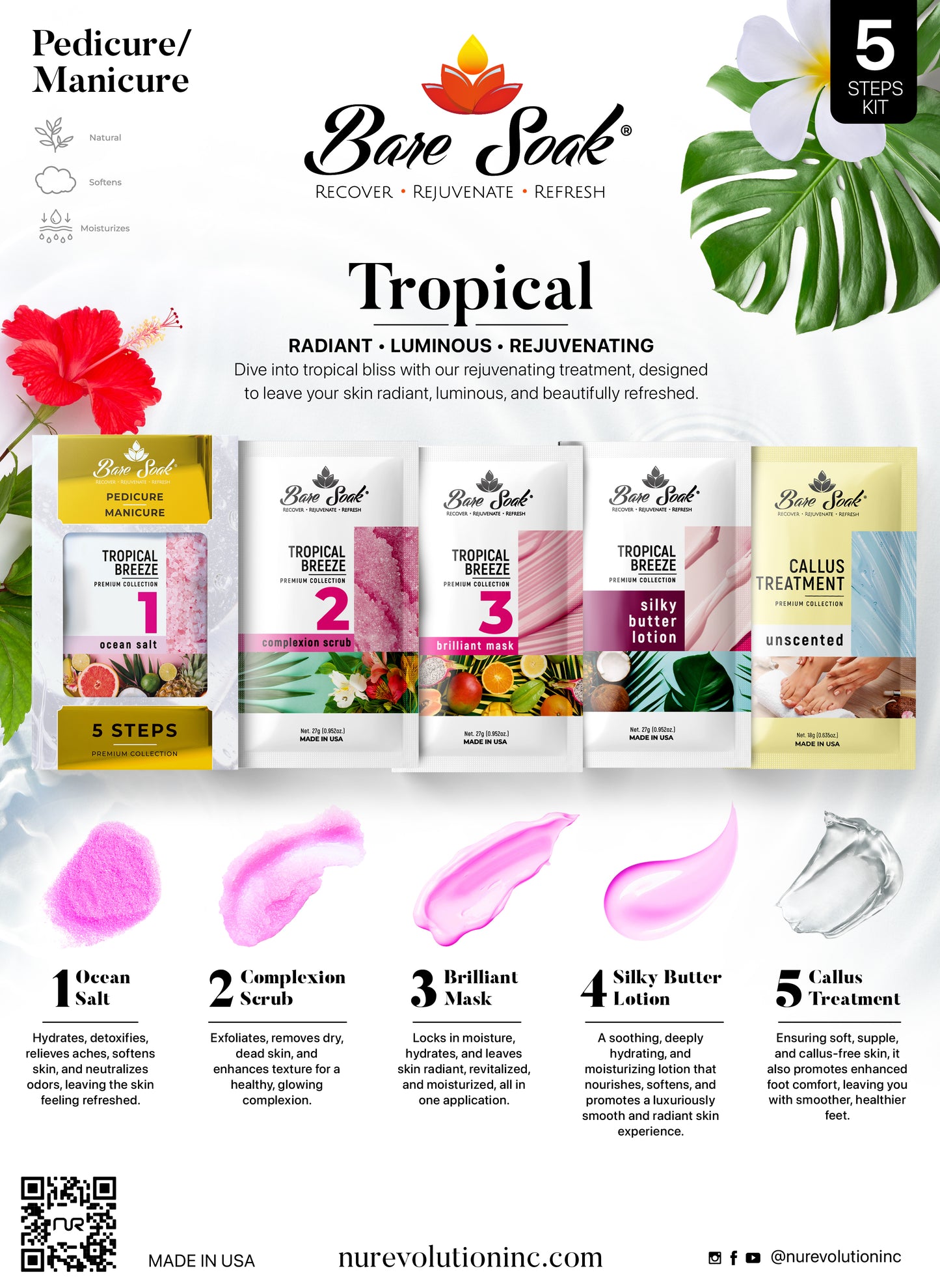 Bare Soak Pedi Set