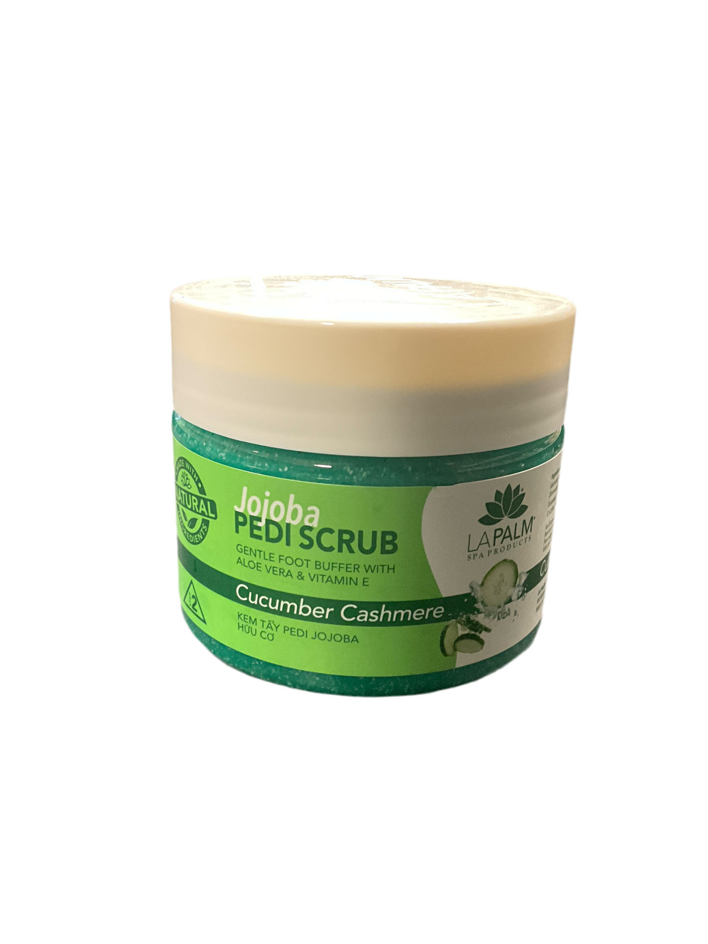 La Palm Pedicure Gel Scrub - Cucumber Cashmere 12oz
