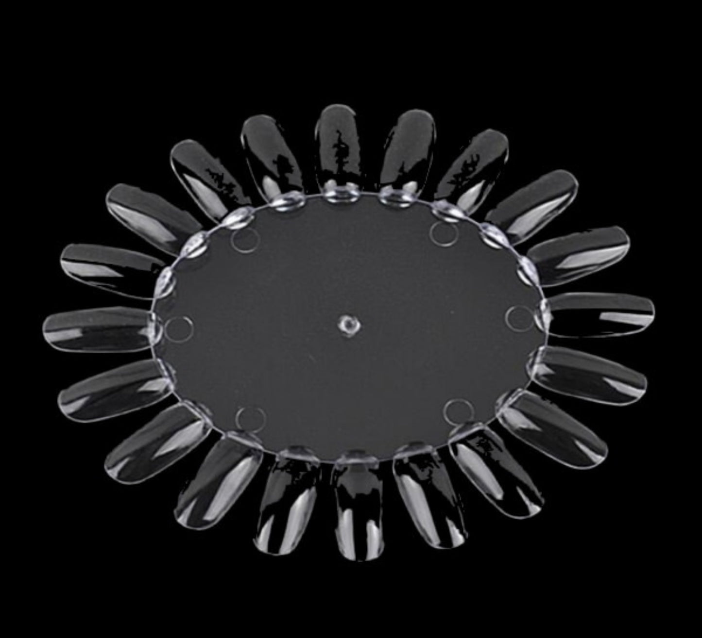 Oval Shape Nail Tip Display