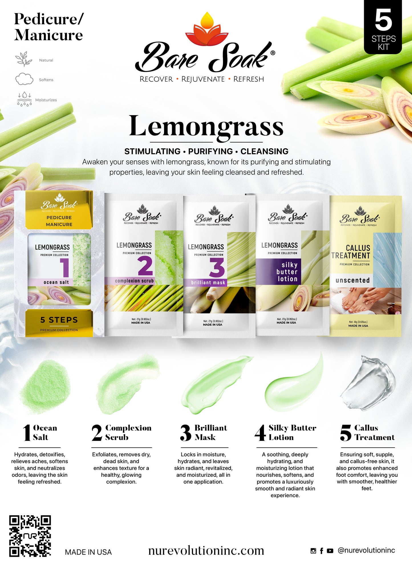 Bare Soak Pedi Set