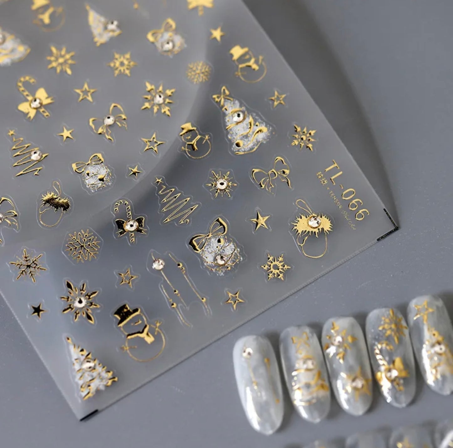 5D Christmas Nail Sticker