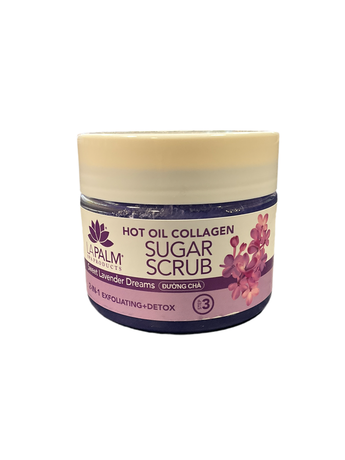 La Palm Hot Oil Sugar Scrub - Sweet Lavender Dreams 12oz