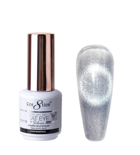 Cre8tion Silver Cat Eye