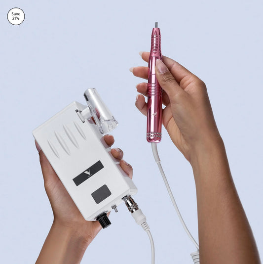 Valentino E-File With Rose Gold and Crystal Handpiece