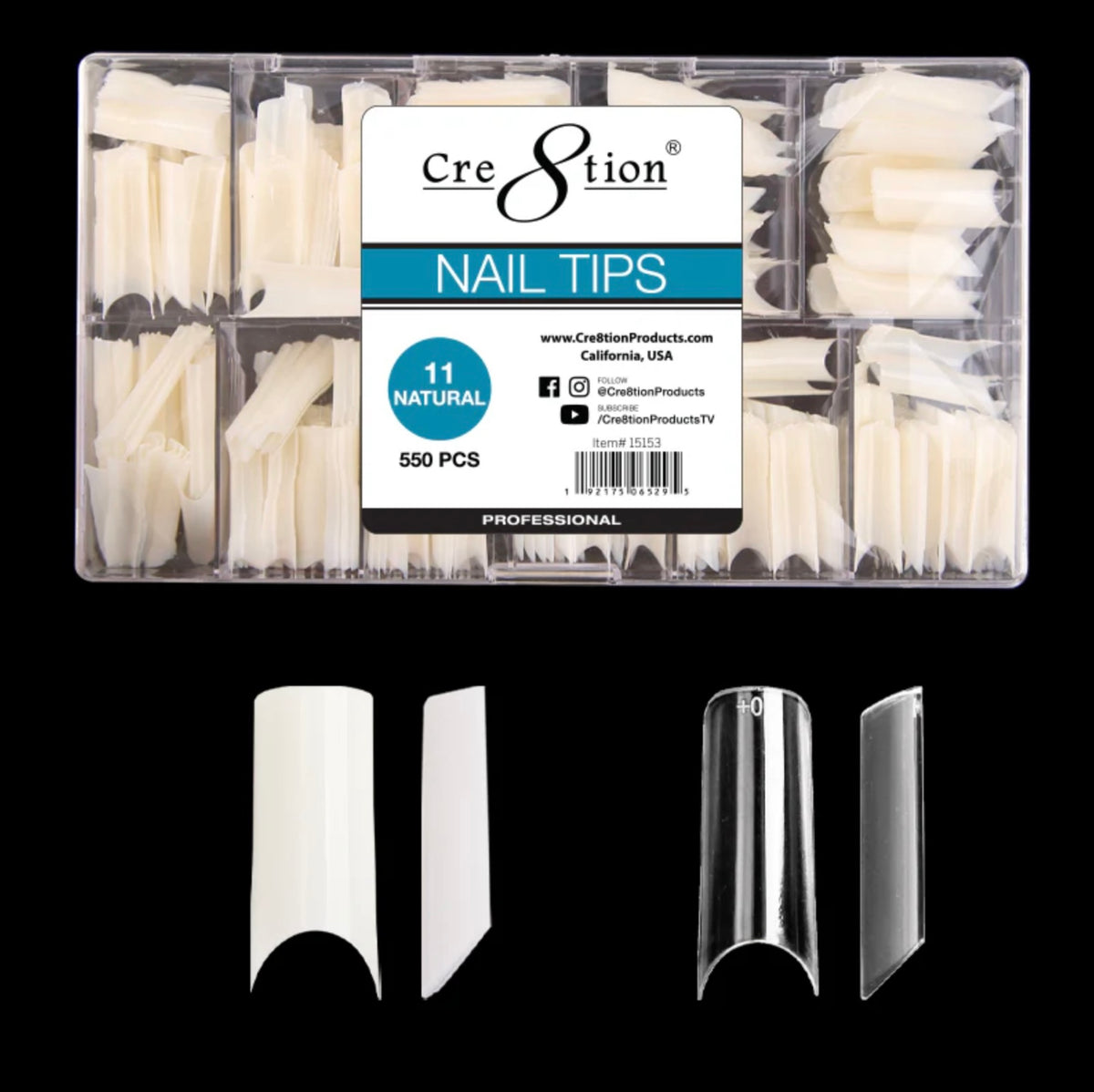 Square Finger Tips Natural Long Square Tips – Spring Nail Supply