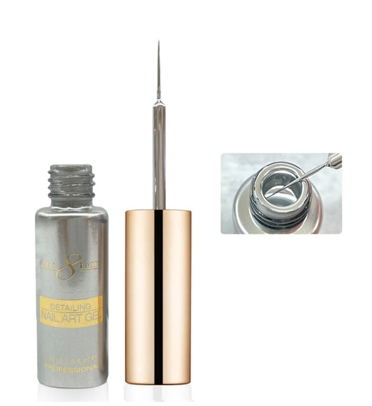 Cre8tion Silver Mirror Chrome Detailing Gel