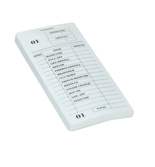 Nail Ticket Book